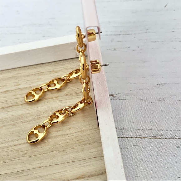 Kate Spade NY duo link linear drop earrings - new - Picture 2 of 5